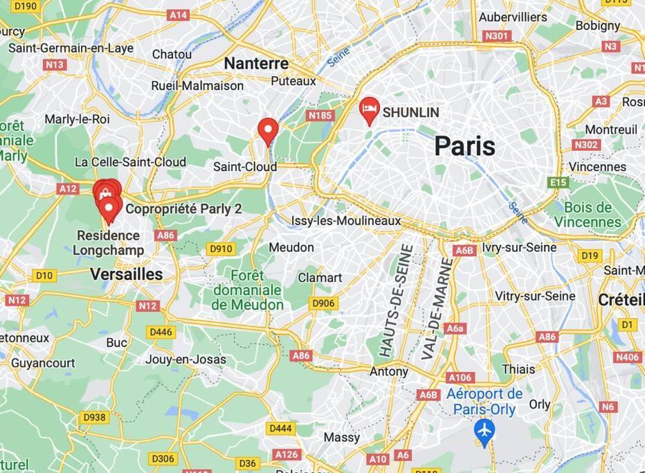 Grand Studio Proche Versailles Chateau Le Chesnay  Zewnętrze zdjęcie
